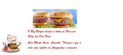 Big Burger Visconde do Rio Branco MG serve uma seleção de opções para os amantes dos hambúrgueres