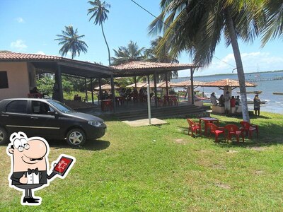 Você pode espairecer no na área externa do Bar Paraíso