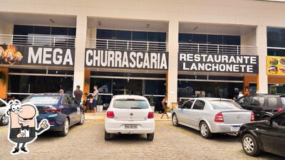 Desfrute da vista do exterior Mega Churrascaria