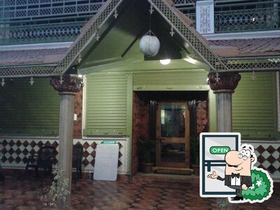 The outside area is an important feature of Nirmala Treditional Restuarant