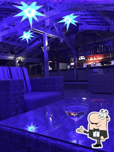 O interior do Snack Bar do Club Med