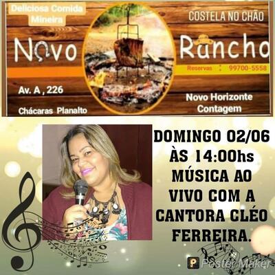 Aqui está a publicidade do Novo Rancho" Contagem MG