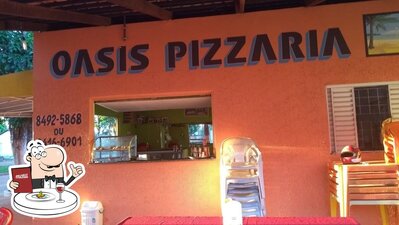 Platos en Oasis Pizzaria