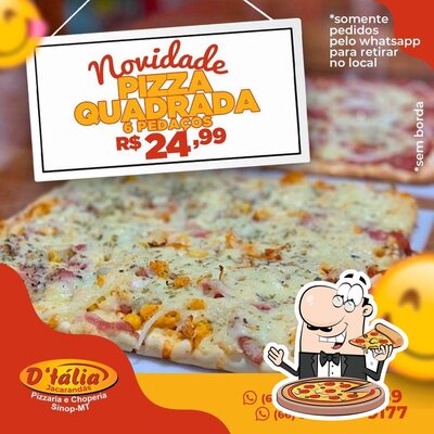 Experimente diferentes variedades de pizza