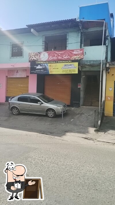 Desfrute da vista do exterior Pizzaria Rainha do Sabor