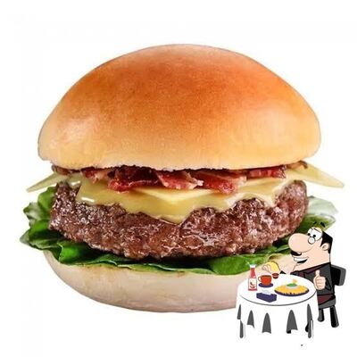 Delicie-se com um hambúrguer no Top Lanche do Rogério