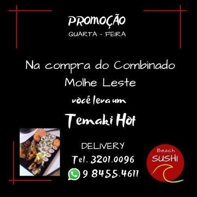 Leia as informações sobre o Beach Sushi
