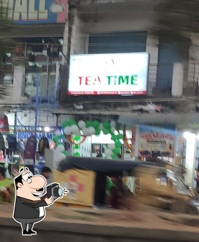 The advertisement displays information about Tea Time