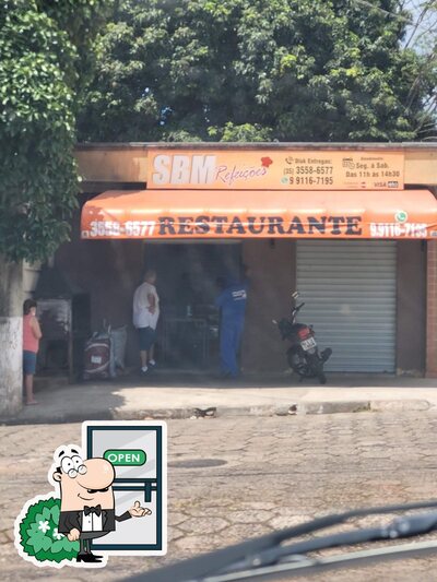 O exterior do Restaurante Sbm Refeições