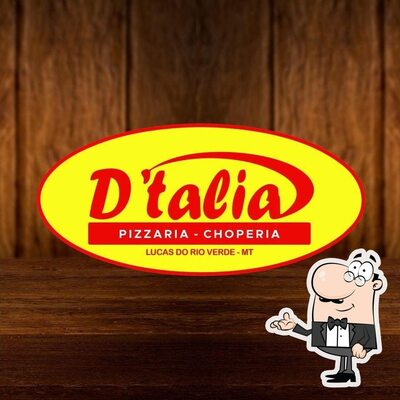 Veja imagens do interior do D' Italia Pizzaria