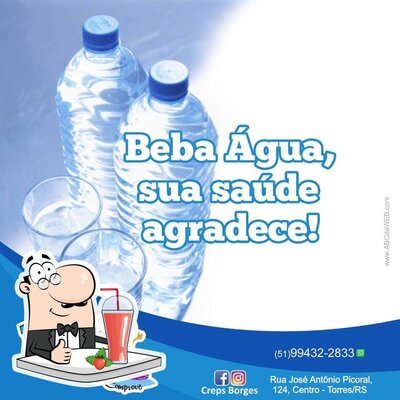 Você pode pedir uma bebida do menu