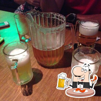 Underground serve uma variedade de cervejas