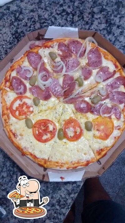 Peça diferentes tipos de pizza