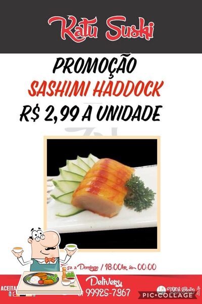 Comida em Katu Sushi