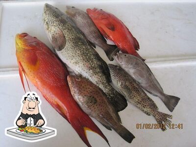 SAM SEA FOODS Tutikorín offers a number of fish dishes