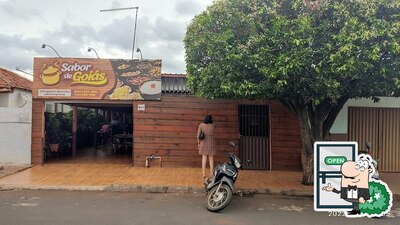 Desfrute da vista do exterior Restaurante Sabor de Goiás