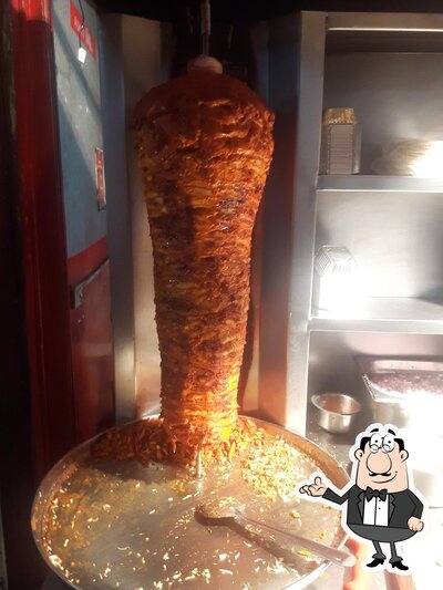 Take a seat at one of the tables at Hot King