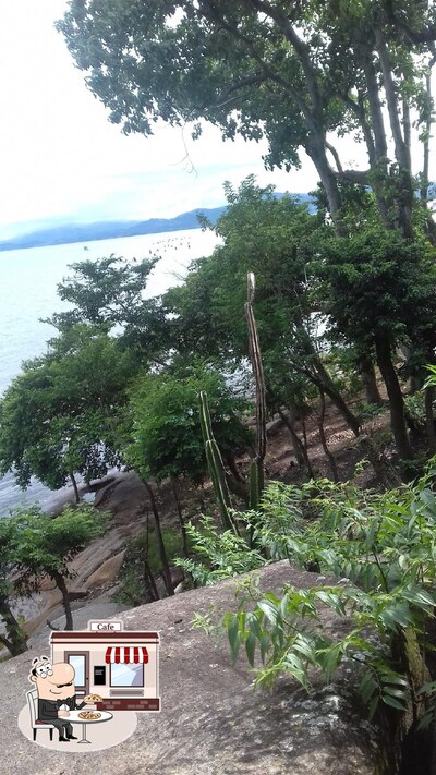 Veja a área externa do Rancho do Peixe