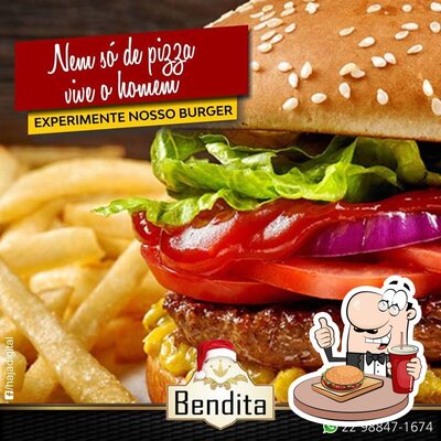 Peça um hambúrguer no Bendita Cabo Frio RJ