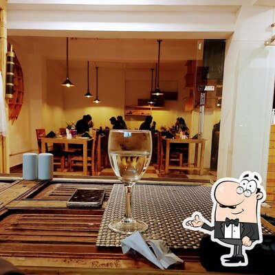 The interior of The Turnip - Pan-Indian Restaurant
