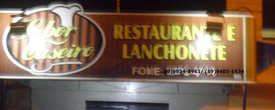 O logotipo do Restaurante Sabor Caseiro