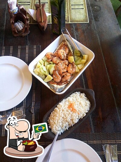 Comida em Restaurante Sal da Terra