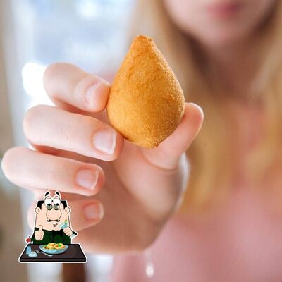 Comida em Mini coxinhas jm
