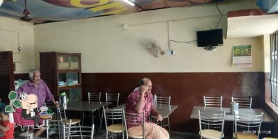 The interior of Sruthy Hotel