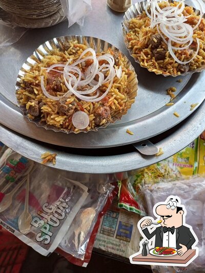 Meals at Manpasand veg biryani corner