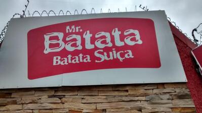 Aqui está a publicidade do Mr. Batata