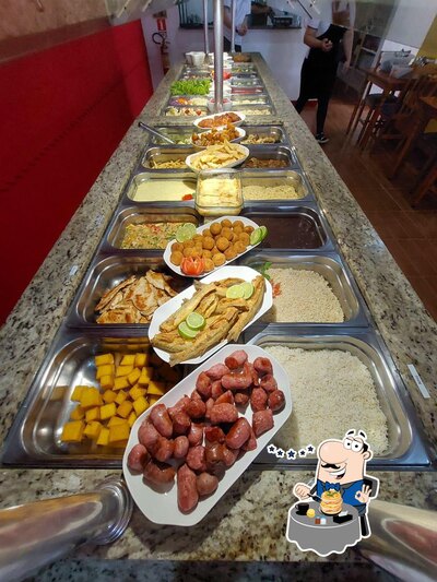 Comida em Novo Conceito Restaurante
