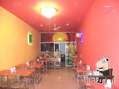 The interior of Punia Restaurant