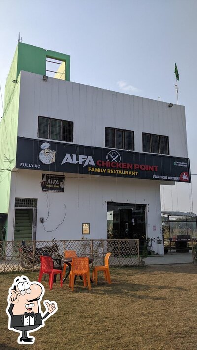 The interior of Alfa Chicken Point