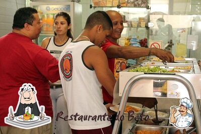 Comida em Restaurante do Beto Rio Pomba MG