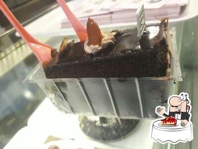 Monginis Cake Shop offers a selection of sweet dishes