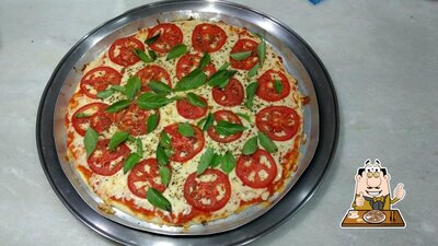 Escolha pizza no Pizzaria Mosseline