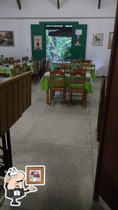 O interior do Restaurante Casa Velha