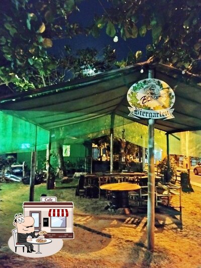 Desfrute da vista do exterior Brucutu Burger