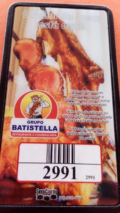 Aqui está a publicidade do Paradouro Batistella Guararema