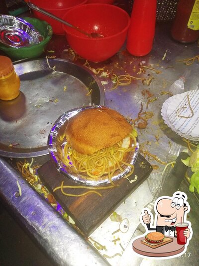 Order a burger at Goswami Fast Food