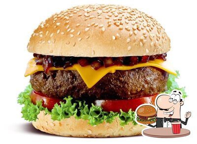 Experimente um dos hambúrgueres servidos no SHOCK DELIVERY