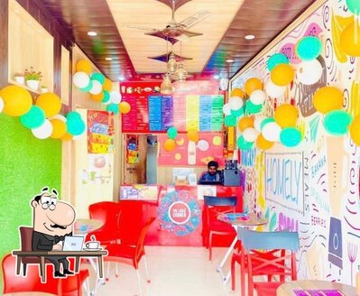 The interior of The Lassi Corner