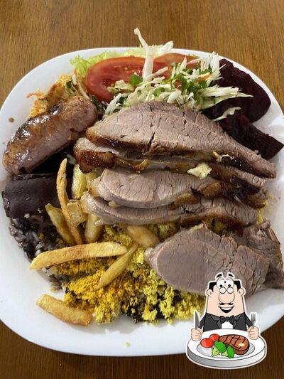 Escolha refeições de carne no Restaurante e Pizzaria do João