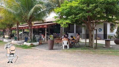 O exterior do Bar da Lagoa