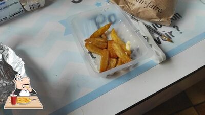Vous pouvez commander des pommes frites en tant qu'accompagnement ou collation