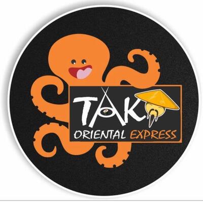 O logotipo do Takoorientalexpress