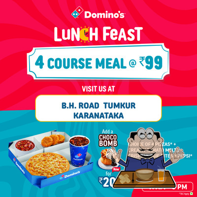 Food at Domino's Pizza