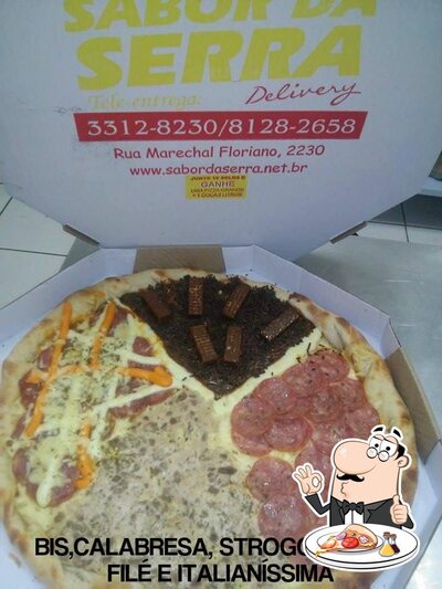 Escolha diversos tipos de pizza