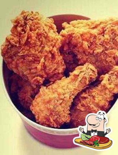 KFC offers meat dishes