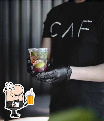 You can enjoy a drink from the menu